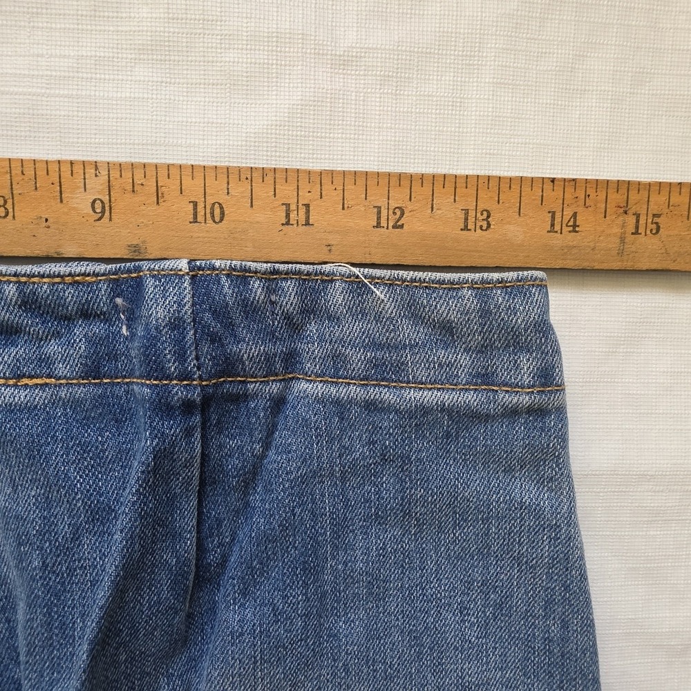 GAP 1969 Women Denim Pencil Skirt 0/24 Jean Mid Scandi Cotton Boho Y2K Cottage - Picture 8 of 9